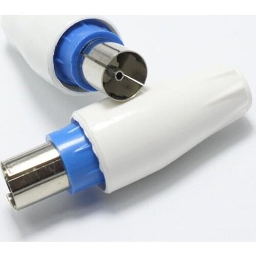 4pcs Solder-free 9.5mm cable TV male plug Antenna closed-circuit user RF head Coaxial TV connector