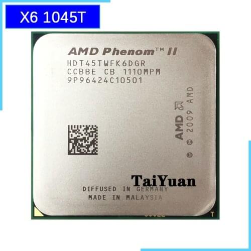 AMD Phenom II X6 1045T 1045 2.7 GHz six-core CPU Processor HDT45TWFK6DGR Socket AM3