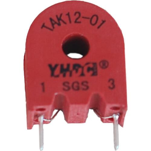 Free shipping YHDC TAK12-02 20A/0.1A Mini high frequency current transformer 1:200 work voltage 660V PCB Mounted