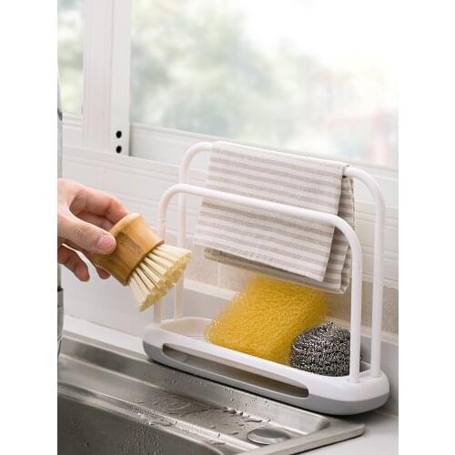 Household rag racks, kitchen supplies, countertop cleaning, drain racks, sink racks, household Daquan sponge storage racks