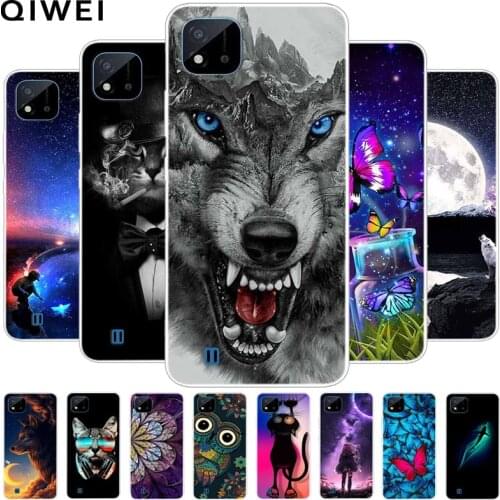 For OPPO Realme C11 2021 Case Painted Soft Silicone TPU Phone Cases for Realme C11 2021 6.52'' C 11 Cover Back Shells Fundas