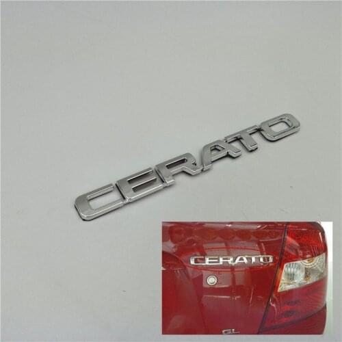 For Kia SPECTRA CERATO Emblem Rear Trunk Lettering Logo Stickers 863102F000