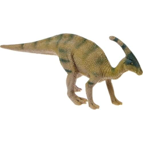 4XBC Parasaurolophus Dinosaur Action Figure Toys Hand Puppet Kids Educational Model