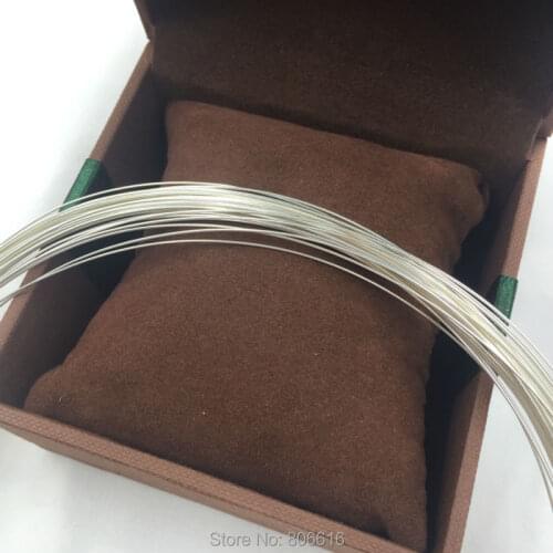 " Fake One Penalty Ten " ( 3.5M=8G ) 0.5MM/ W 925 Sterling Silver Wire Jewelry Accessories Jewellry Findings