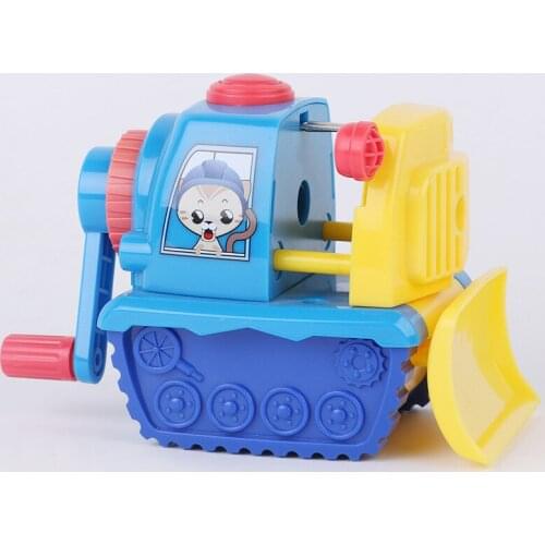 Kawaii Bulldozer Pencil Sharpener Kids Toys Pen Knife School Students Creative Mechanical Office Decoration Cartoon Stationery