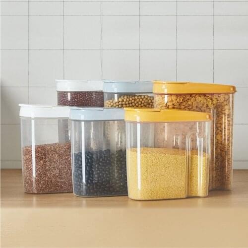 Multi-Grain Cans Kitchen Food Storage Box Grain Storage Tank Household Dry Goods Sealed Container Storage Box