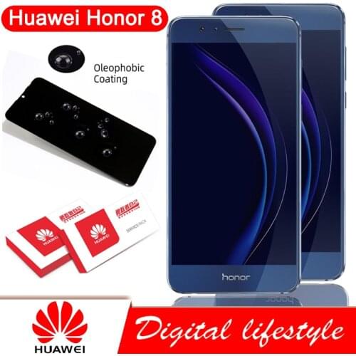 Original 5.2'' Display with Frame Replacement for Huawei Honor 8 LCD Touch Screen Digitizer Assembly Honor 8 FRD-L19 FRD-L09