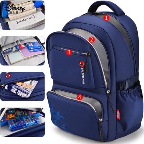 Disney Hot New Children School Bags For Teenagers Boys Girls Big Capacity School Backpack Waterproof Satchel Kids Book Bag