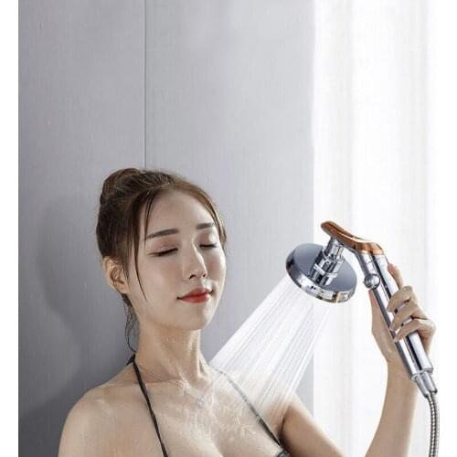 High Pressure Handheld Shower Head with ON/Off Pause Switch Water Saving Showerhead Bathroom Shower Accessories