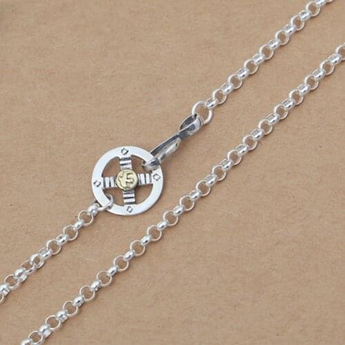 S925 Sterling Silver Pendant Necklaces Charms Vintage Feather Takahashi Goros Long Link Chain For Men Fine Eagle Jewelry