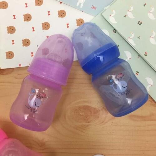 New Cute Baby Newborn Nursing Nipple Bottle Safety Silicone Pacifier Milk Water Bottles Children Infant Feeding 60ml