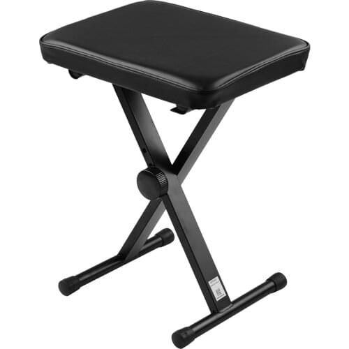 X-Style Electronic Piano Stool Electronic Piano Guitar Drum Stool Adjustable Folded Black Piano Bench Piano accessories
