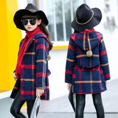 XiaGuoCai Trench Coats For Girls