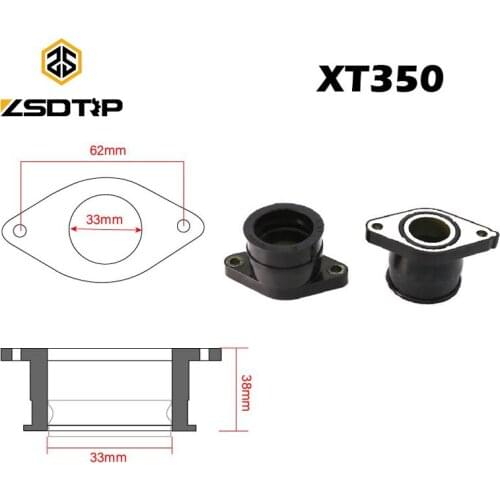 ZSDTRP 2pcs Replace Carburetor Carb For Yamaha XT350 1985-2000 TT350 1986-1987 Intake Manifold Adapter Intakeface Manifold Glue