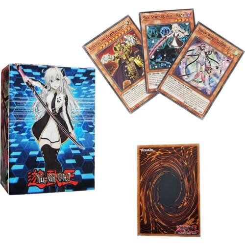 100PCS YU GI OH Dark Magician Black Magician Girl Blue-Eyes White Dragon English Anime Game Collection Cards Gift Kids