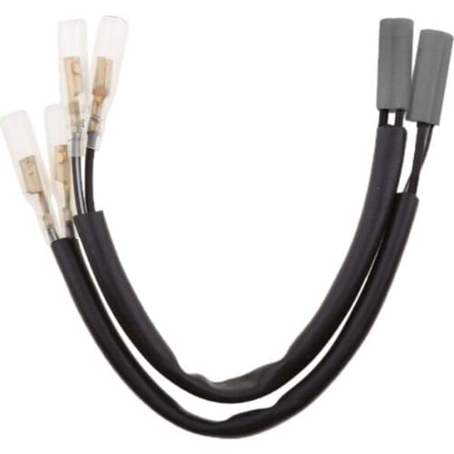 2021 New 2Pcs Durable Headlight Wire for Motorbike Universal Turn Signal Light Connector Motorbike Extension Cable