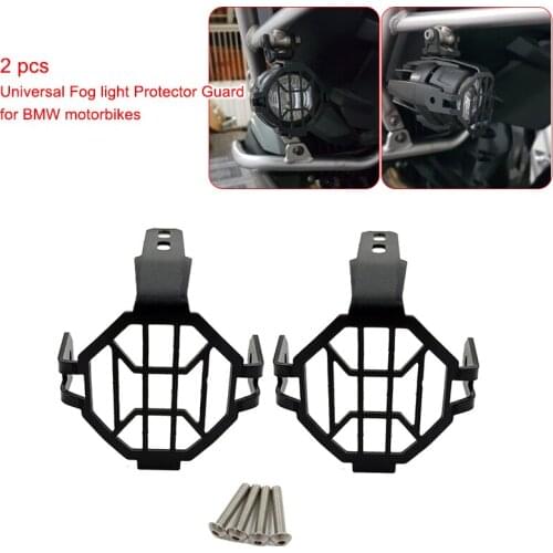 2pcs Motorcycle Fog Lights Foglights Lamp Guards Cover for BMW R1200GS ADV Adventure F800GS