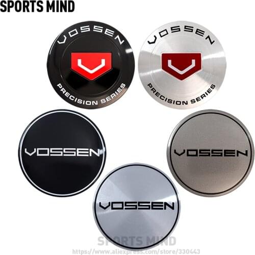 20PCS/lot 65MM VOSSEN PRECISION SERIES Car Wheel Center Hub Cap Sticker Car Badge Emblem sticker Decal car styling accessories