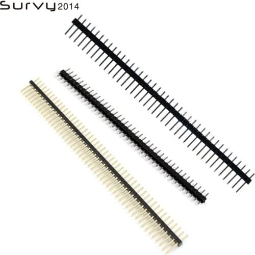 5/10/20/50/100PCS 40/40P 2.0mm/1.27MM/2.54mm 50 Pin Single Row Straight Male Pin Header Connector