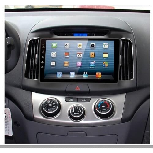 9 Inch Car Fascia For Hyundai Elantra Fascias Audio Fitting Adaptor Panel Frame Car DVD Frame Dashboard