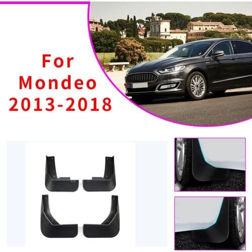 Car Mud Guards For Ford Mondeo 2013 2014 2015 2016 2017 2018 Splash Guards Over Fender Kit Car Styling Fender Accessories 4Pcs
