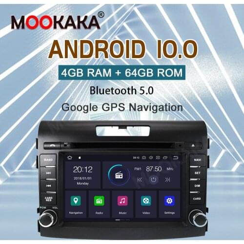 Android 10.0 Car DVD Player GPS Navigation For Honda CRV CR-V 2012-2016 BT Multimedia Radio Type Recorder Audio Stereo Head Unit