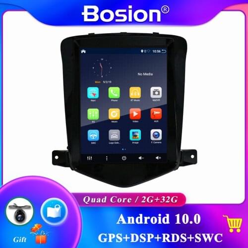 Car multimedia player For Chevrolet Cruze 2 Din Car Stereo receiver Quad Core Android 10.0 Free Camera+Map Wifi BT RDS USB Navi