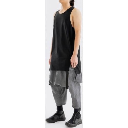 Nosucism Seamless Undershirt black quick drying techwear streetwear