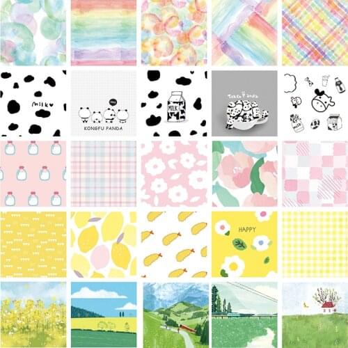 30 Sheets Cute Colorful Series Memo Pad Kawaii Stationery Diary DIY Sticky Notes Planner Notepad School Office Supply