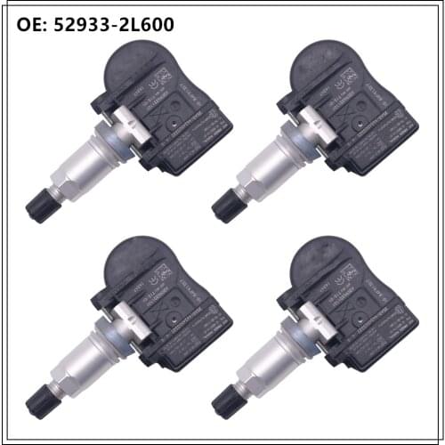 4 PCS 52933-2L600 TPMS FOR Kia Ceed [ED] Hyundai I10 [PA] I30 [FD] 433MHz TPMS SENSOR KIA TIRE PRESSURE SENSOR 52933-2L000