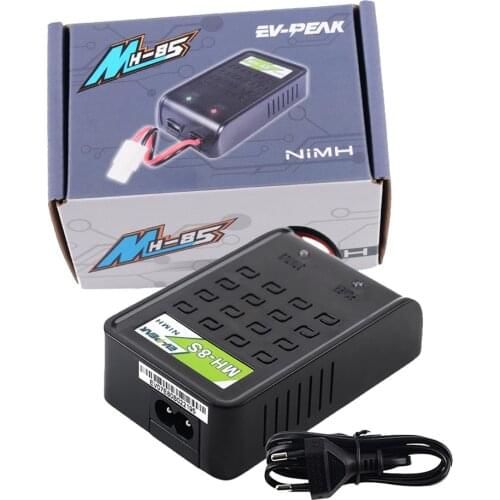 EV-PEAK MH-8S 1-8S 12W Smart Battery Charger Compatible With NiMH NiCd For Airplanes Cars Boats