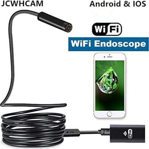 HD 720P Wifi Endoscope Wireless Industrial Borescope Camera 8mm Lens With White Light IP67 For ios Phone Android Endoscope