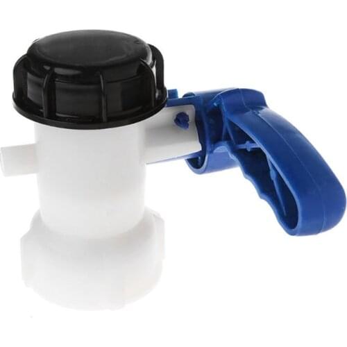 IBC Tote Tank Butterfly Valve Drain Adapter 2.44" Coarse Thread