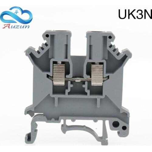 UK3N copper wire terminal assembly type general connector 0.2mm - 2.5mm copper wiring