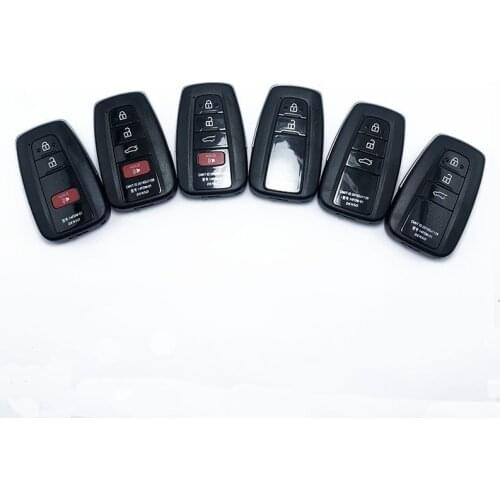2/3/4 Button Car Key Shell Box Is Suitable for Lexus for Toyota Car Key New Smart Remote Control Key Replacement Shell