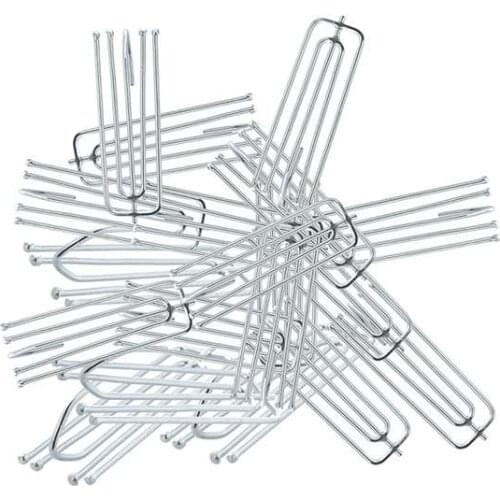 CNIM Hot Window Treatment 4 Prongs Pinch Pleat Drapes Curtain Hooks 20pcs