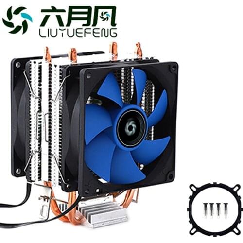 LIUYUEFENG HeatPipes CPU Cooler 90mm PWM CPU HeatSink Cooling Fan Intel LGA775 1150 1151 1155 1366 AM2 AM3 AMD Quiet PC Cooling
