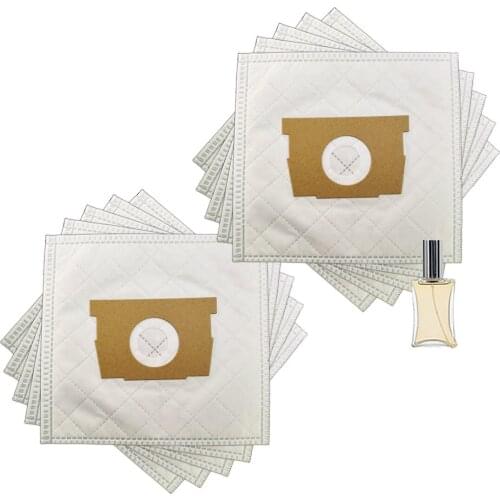 Vacuum Cleaner Dust Bag Compatible Brand Model Rowenta RO 5911 Silence Force Extreme Broom Bag 10 Pieces HT-TT0068-10-30