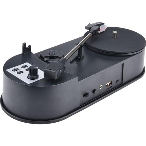 Portable Mini USB Vinyl Turntable LP Vinyl Record Audio Player 45PRM MP3 CD Players Converter Stereo With Speaker