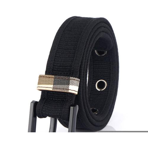 Casual Canvas Men Belt Alloy Pin Buckle Jeans Trousers Belt Practical Tactical Designer Belts Male Hot Selling Strap 3.2CM Width