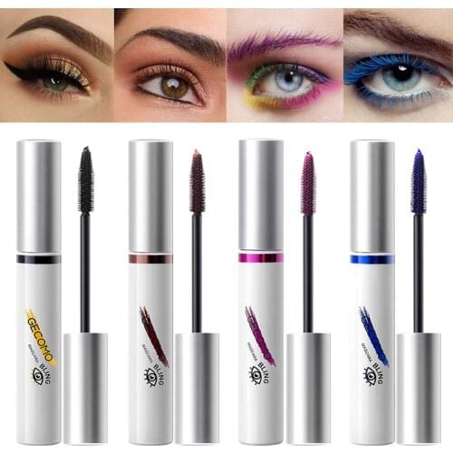 Profession Eyes Makeup Curling Thick Color Mascara Volume False Eyelashes Make Up Long Lasting Waterproof Cosmetics Make Up Tool