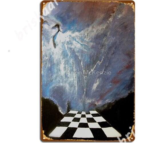 Brendas Prophetic Chess Board Of Heaven. Metal Signs Club Home Vintage Painting Décor Cave pub Tin sign Posters
