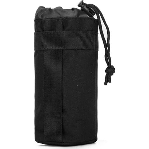 Molle Water Bottle Pouch Bag Tactical Molle Bottle Holder Carrier 500ml Outdoor for Camping Hiking Traveling with Shoulder Strap