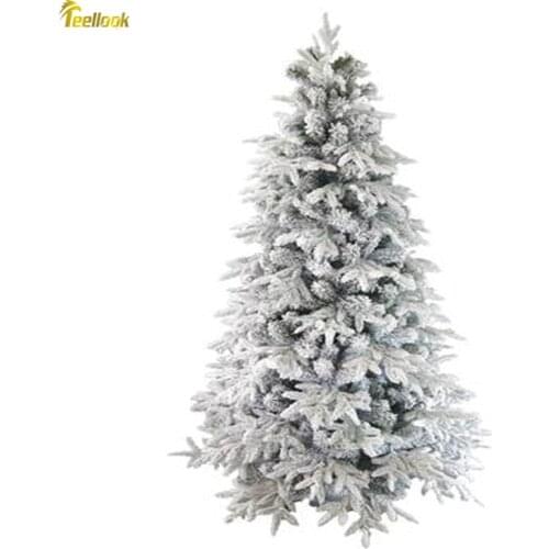 Teellook 1.2m/3.0m flocking luminous PE+PVC Christmas tree Christmas day hotel shopping mall home decorations
