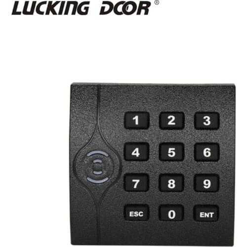 Ip65 waterproof Proximity 125khz Rfid Card Reader with keyboard Wiegand 26/34 13.56mhz Reader For Access Control System KR202