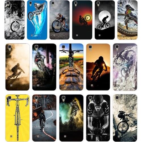 028FG Amazing mountain bike Bicycle MTB design gift Soft Silicone Tpu Cover phone Case for LG X Power 2 K50 Q60 K10 Case
