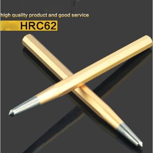 1PCS 4 5 6mm Crv High Hardness Center Pin Punch Chisel Metal Stainless Steel Wood Indentation Mark Woodworking Tool Hand Tool