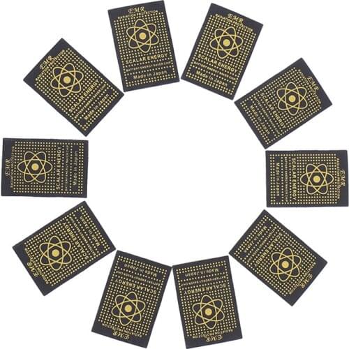 10pcs EMR Scalar Energy Phone Sticker Anti Keep Health Laptop Anti EMP EMF Protection for Pregnant Woman Radiation Chip Shield