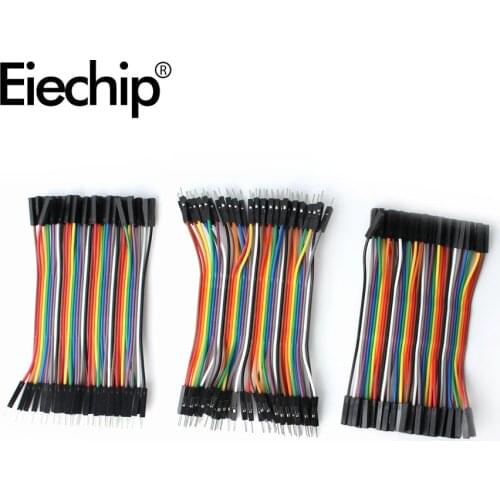Dupont Line 40pin 10CM Male to Male + Female to Male + Female to Female Dupont Jumper Wire Dupont Cable for arduino diy kit