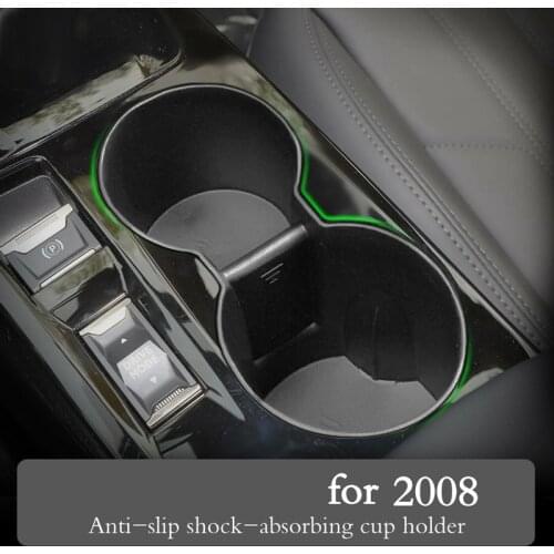 Car Center Console Fixed Non-Slip Drink Holder Water Cup Holder for Peugeot 2008 GT 2020 2021
